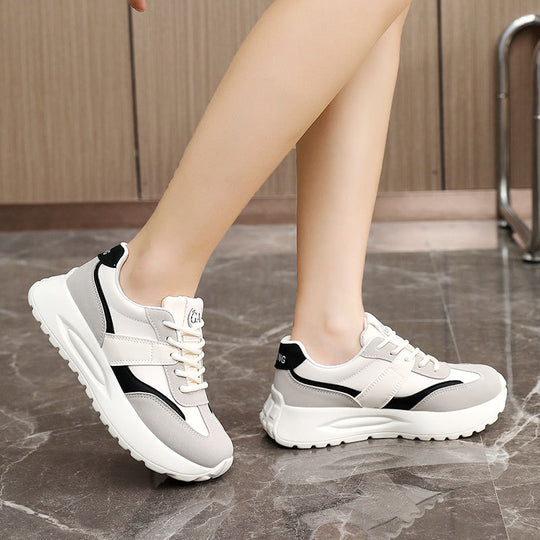 Damen Sportliche Chunky Sneakers mit dämpfendem Sohlenprofil und atmungsaktiver Mesh-Oberfläche R&B