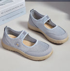 Damen Bequeme und atmungsaktive Strickschuhe mit floralem Design R&B