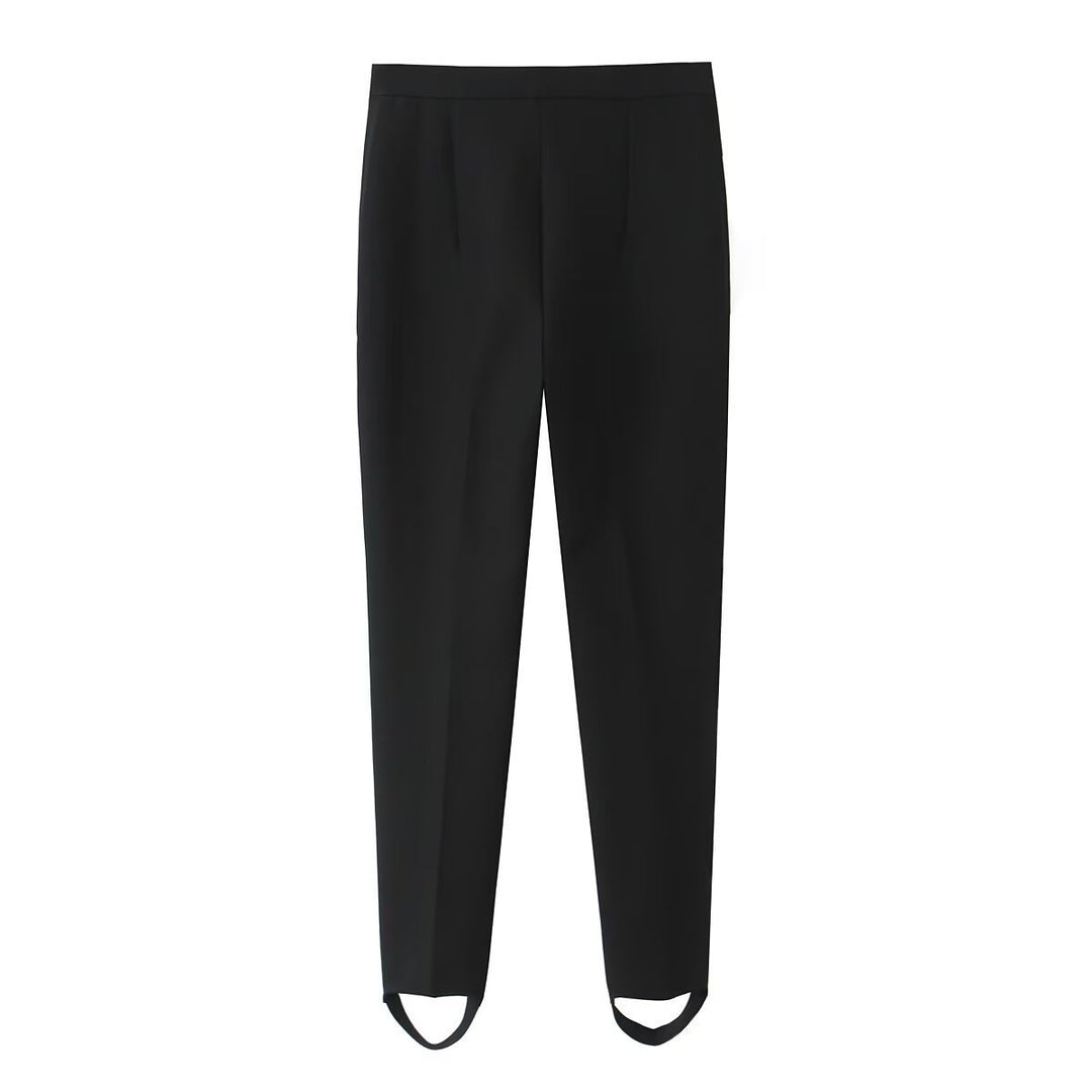 Damen elegante Hochwasser-Hose mit praktischen Schlitzdetails und hochwertiger Verarbeitung R&B