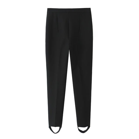 Damen elegante Hochwasser-Hose mit praktischen Schlitzdetails und hochwertiger Verarbeitung R&B