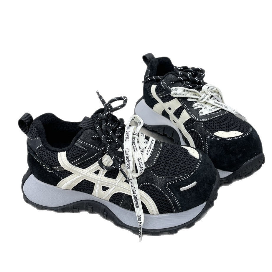Damen Sportliche Sneakers mit atmungsaktivem Mesh und dämpfender Sohle R&B