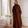 Damen eleganter Duster-Mantel mit geräumigen Taschen und modernem Schnitt R&B