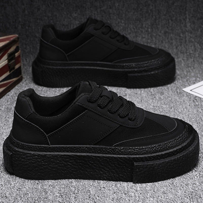 Damen modische Sneakers mit hoher Plateausohle und eleganter Oberflächenstruktur R&B