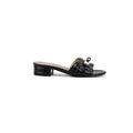 Damen elegante Pantoletten mit modischem Kettendetail R&B