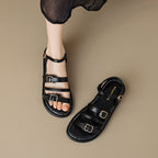 Damen Sandalen mit verstellbaren Schnallen und komfortabler Sohle