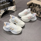 Damen Sportliche Sneakers mit dämpfender Sohle und modischen Akzenten