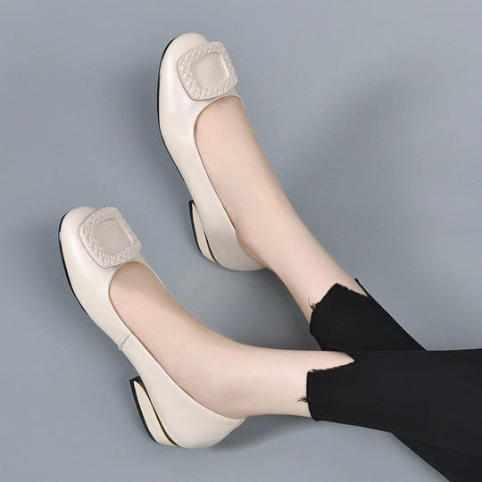 Damen Ballerinas mit elegantem, geflochtenem Detail und bequemer Sohle R&B