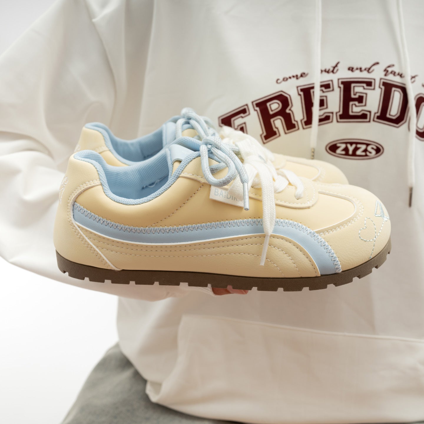 Damen Sneakers mit atmungsaktiven Eigenschaften und rutschfester Sohle