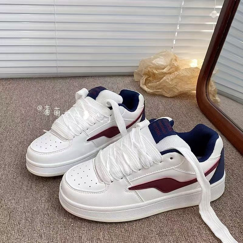 Damen Komfortable Freizeitsneaker mit farblich abgesetztem Akzent