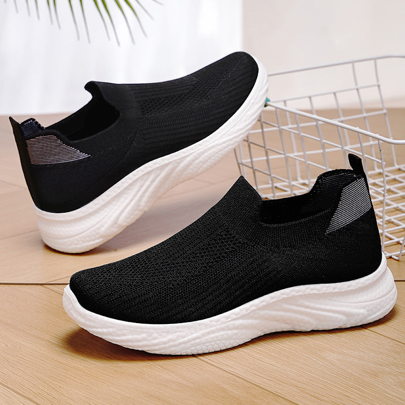 Damen Leichte und atmungsaktive Slip-On Sneakers mit flexibler Sohle R&B