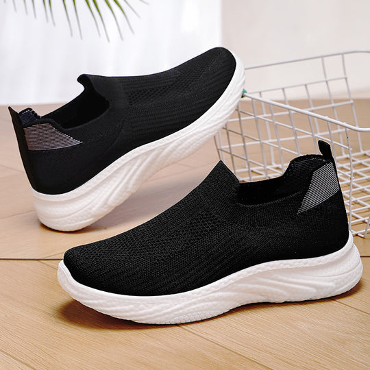 Damen Leichte und atmungsaktive Slip-On Sneakers mit flexibler Sohle R&B