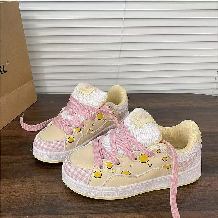 Damen Sneakers mit verspieltem Design und atmungsaktiver Mesh-Oberfläche R&B