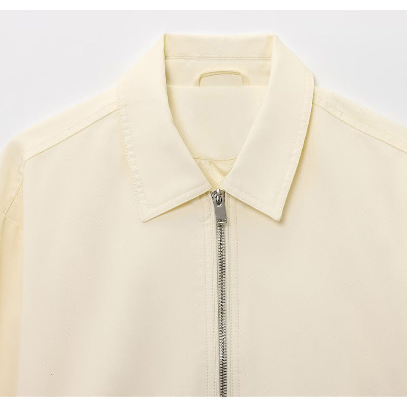 Damen elegante Übergangsjacke aus leichtem Material mit modernem Schnitt R&B