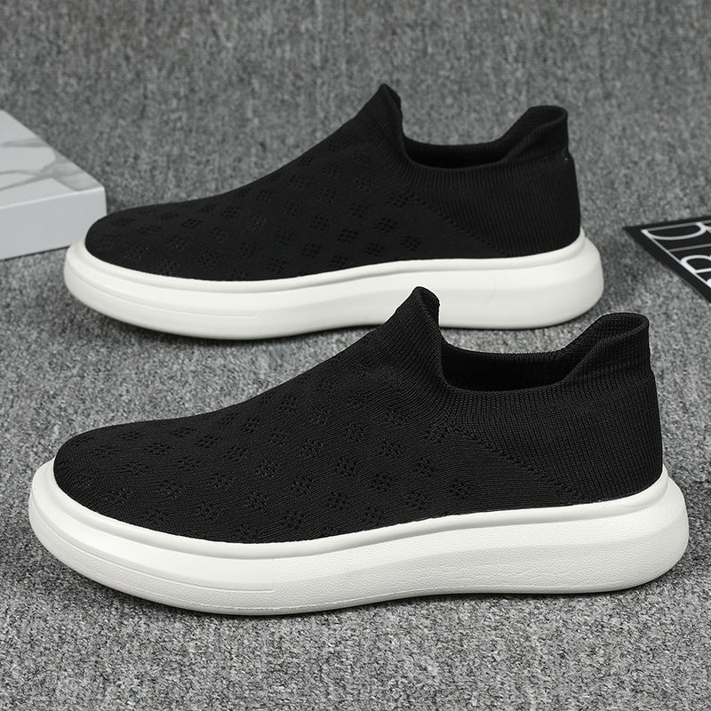 Unisex nan leichter Strick-Slipper mit perforierter Atmungsstruktur und dämpfender Leichtsohle R&B