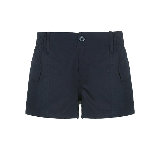 Damen Cargo-Shorts mit praktischen Taschen und elastischem Bund R&B