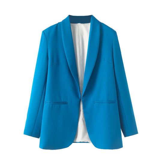 Damen eleganter Blazer mit einzigartigem Schnitt und Taschen R&B