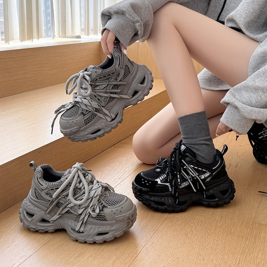 Damen Sneaker mit stoßdämpfender Sohle und atmungsaktivem Obermaterial R&B