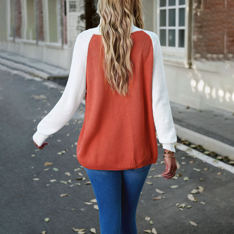 R&B | Elegante Strickjacke mit Hohem Kragen Acryl Bequem, Warm