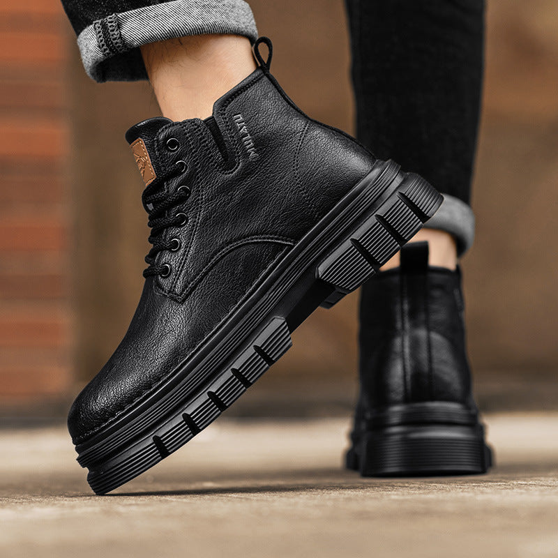 Damen robuste Schnürboots mit rutschfester und dämpfender Sohle R&B