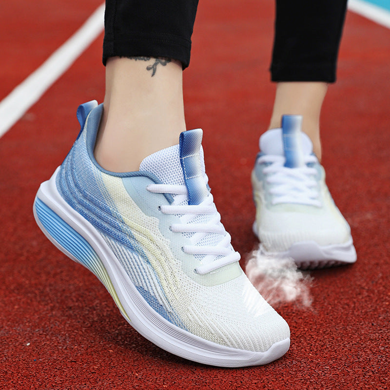 Damen Lauf-Sneaker mit atmungsaktiver Obermaterialstruktur und dämpfender Sohle R&B