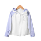 Damen Sportjacke mit funktionalem UV-Schutz und Kapuze R&B