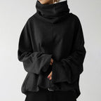 R&B | Trendy Unifarbener Rollkragenpullover