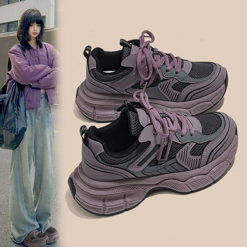 Damen Sportliche Lauf-Sneaker mit atmungsaktivem Mesh-Obermaterial und dämpfender Sohle