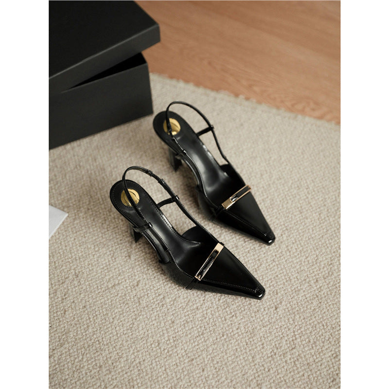 Damen Slingback High Heel Pumps mit eleganten Verzierungen R&B