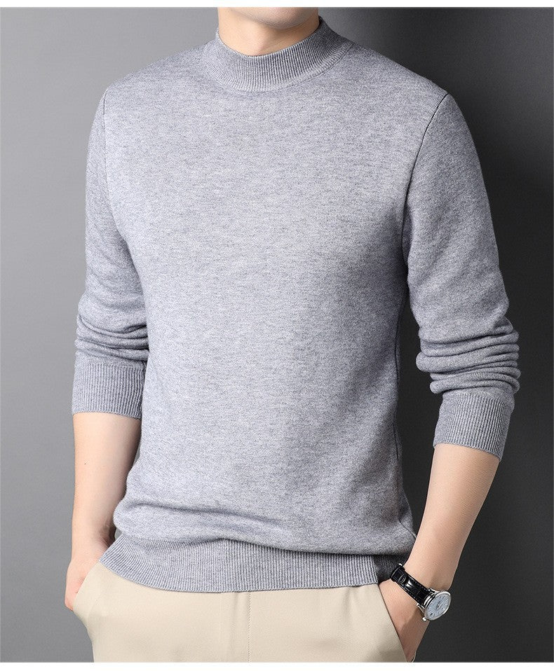 Herren Feinstrickpullover mit Rollkragen und soften Materialien R&B