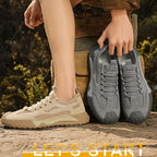 Damen Sportliche Outdoor-Sneaker mit rutschfester Sohle und atmungsaktiver Oberflächenstruktur R&B