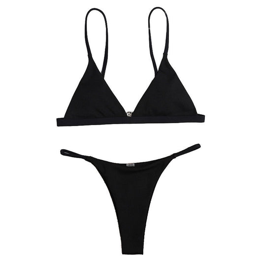Damen Triangel-Bikinioberteil mit verstellbaren Trägern R&B