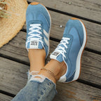 Damen Sportliche Sneakers mit atmungsaktiver Mesh-Oberfläche R&B