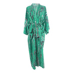 Damen modischer Strandkimono mit ästhetischem Muster R&B