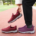 Damen Bequeme Slip-On Sportschuhe mit elastischem Obermaterial R&B