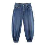 Damen Tapered Jeans mit elastischem Bündchen und bequemer Passform R&B