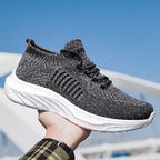 Damen Sportliche High-Top Sneakers mit atmungsaktivem Netz-Obermaterial