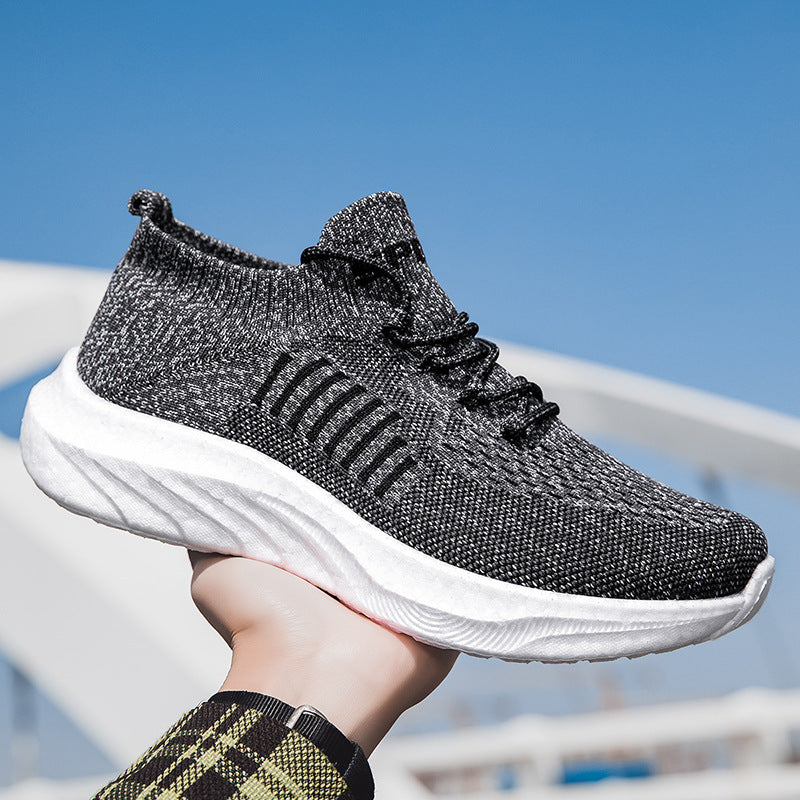 Damen Sportliche High-Top Sneakers mit atmungsaktivem Netz-Obermaterial
