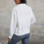 Damen Elegantes Longsleeve Oberteil mit modischem Pfiff