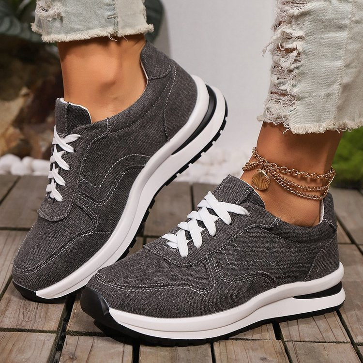 Damen Komfortable Freizeitsneaker