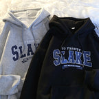 Damen Hoodie mit lässigem Print und Kapuze