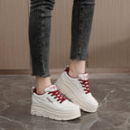 Damen Plattform Sneakers mit schockabsorbierender Sohle und atmungsaktiver Innenausstattung R&B