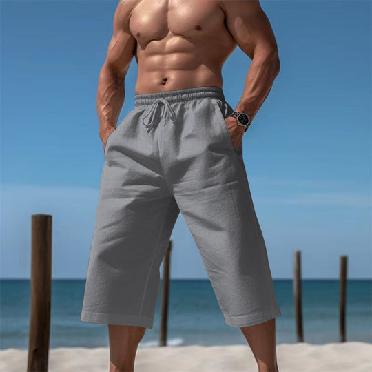 Herren nan städtische Sommerbermuda im klaren Schnitt mit Komfortbund R&B