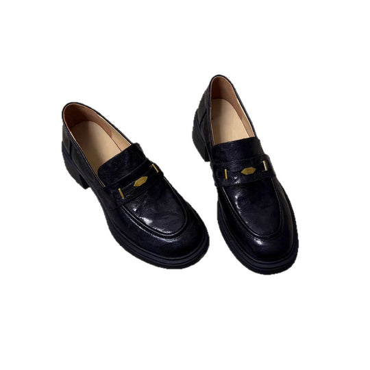 Damen Mokassins mit eleganter Schnallenapplikation und rutschfester Sohle R&B