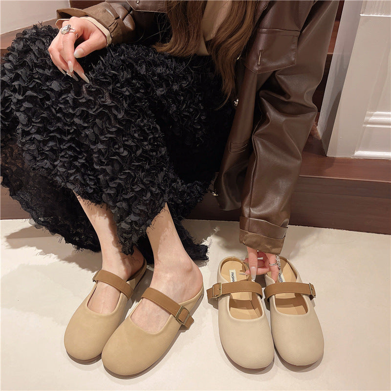 Damen Clogs mit elegantem Schnallenverschluss und bequemer Innensohle R&B