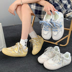 Damen Sportliche Sneakers mit atmungsaktivem Mesh-Obermaterial und rutschfester Sohle R&B