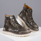 Damen Modische Arbeitsstiefel mit strapazierfähigem Obermaterial und rutschfester Sohle R&B