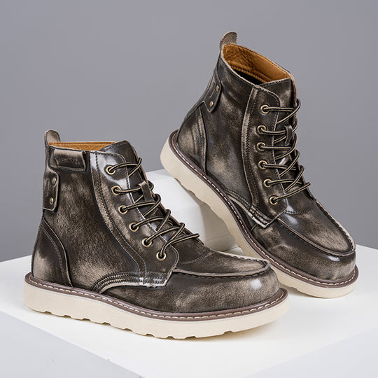 Damen Modische Arbeitsstiefel mit strapazierfähigem Obermaterial und rutschfester Sohle R&B