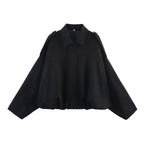 Damen modische cropped Jacke mit ausführlichem Schnitt R&B