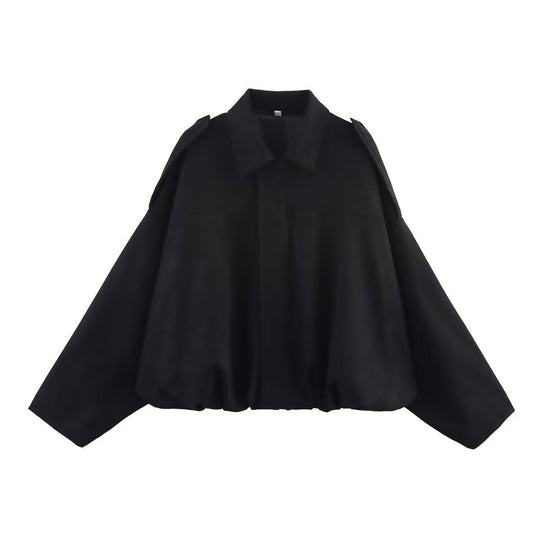 Damen modische cropped Jacke mit ausführlichem Schnitt R&B