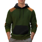 Herren modischer Kapuzenpullover mit strukturiertem Design und praktischen Taschen R&B